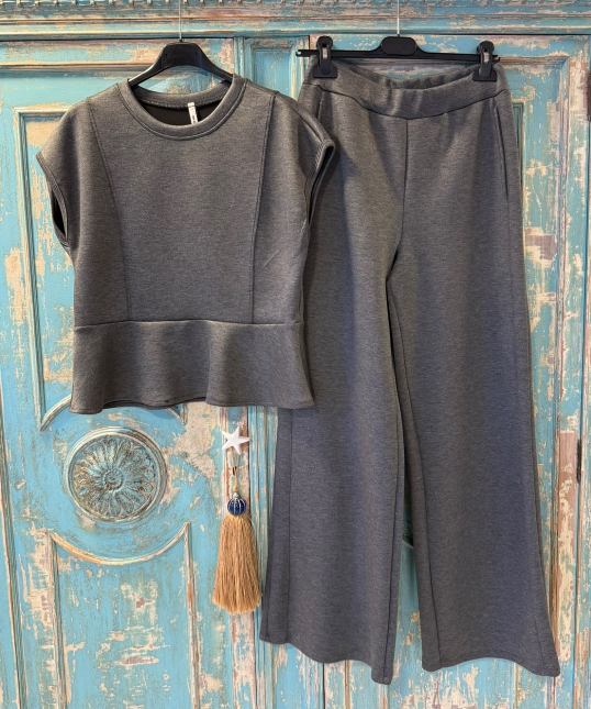 Sudadera Corte Peplum
