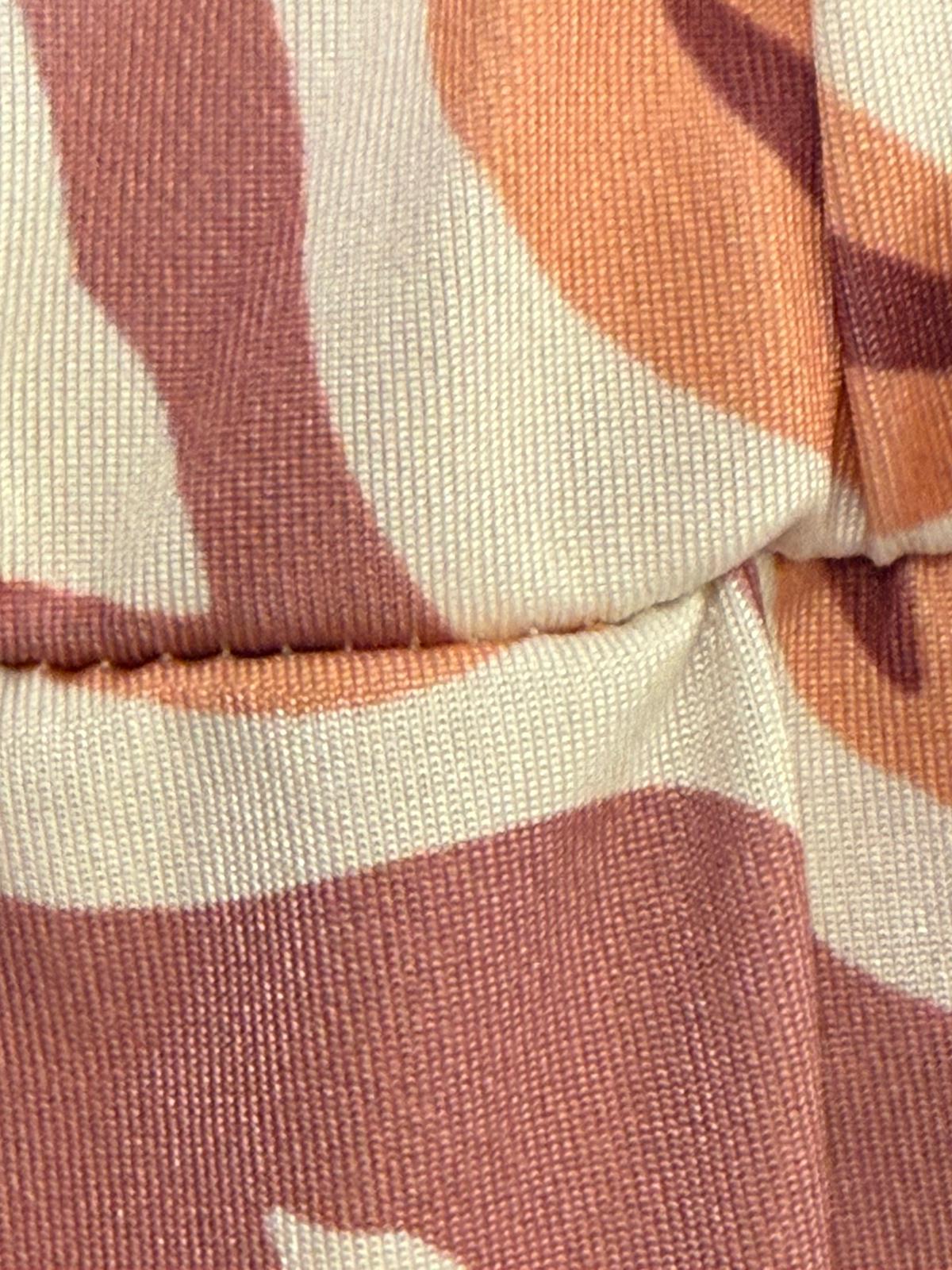 Pantalón palazzo estampado hojas