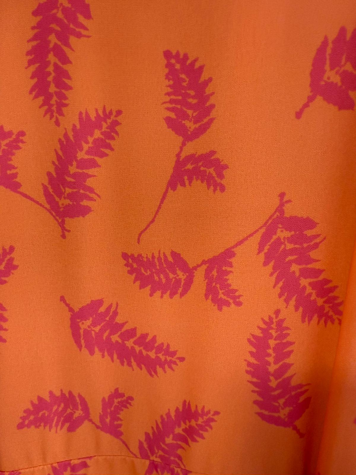 Vestido Gasa Floral Asimétrico