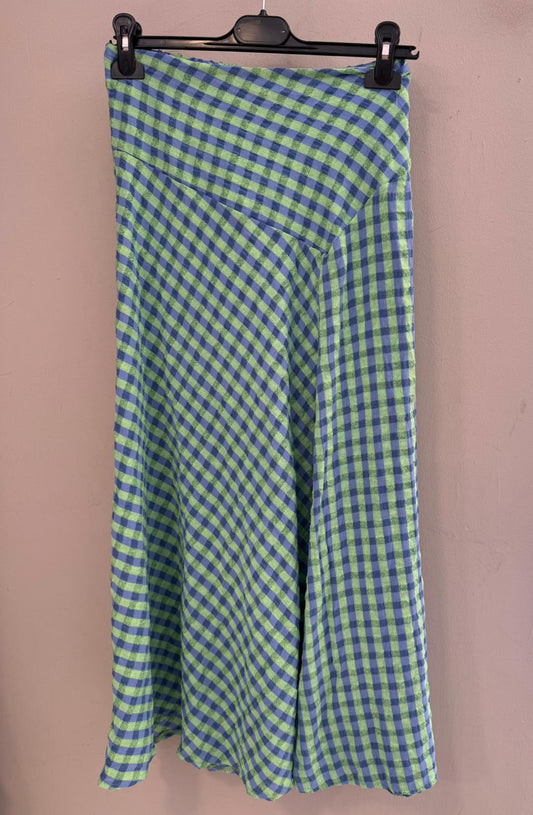 Falda Midi Vichy Bámbula