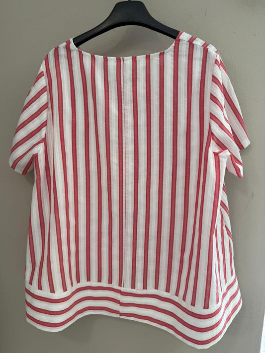Blusa Rayas con Bolsillo