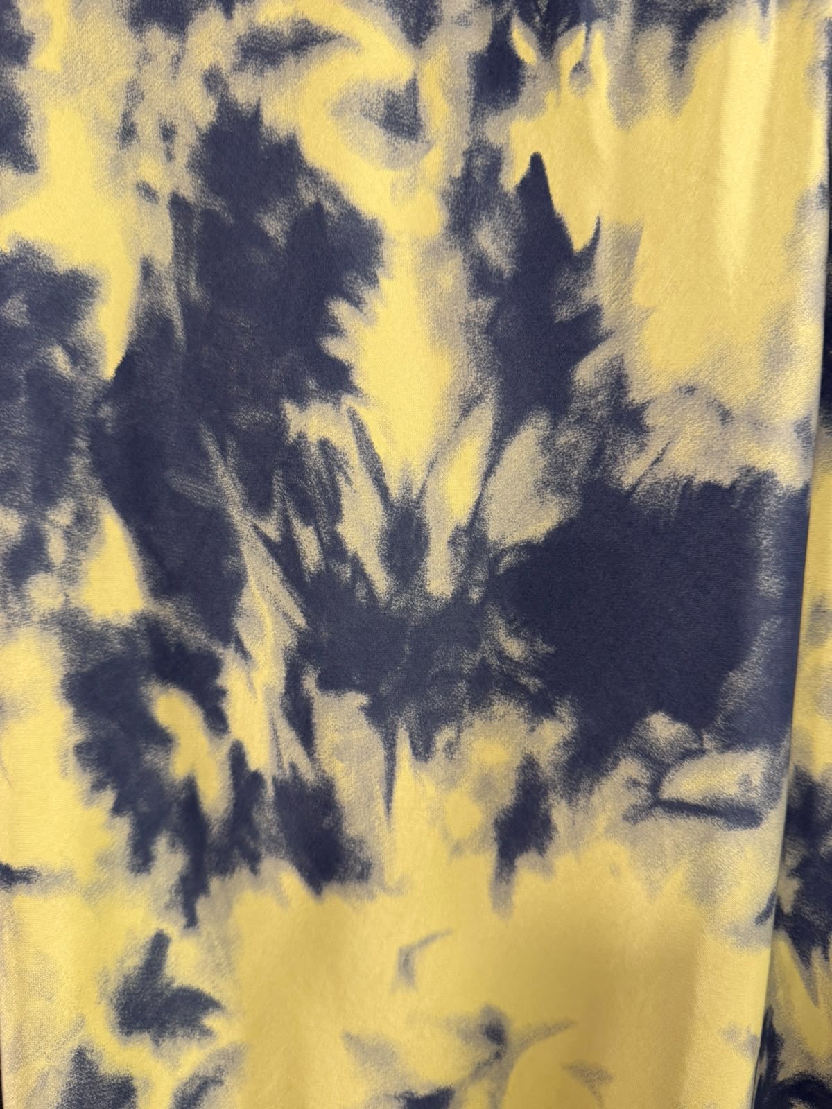Falda Satinada Tie-Dye Verde Pistacho y Denim