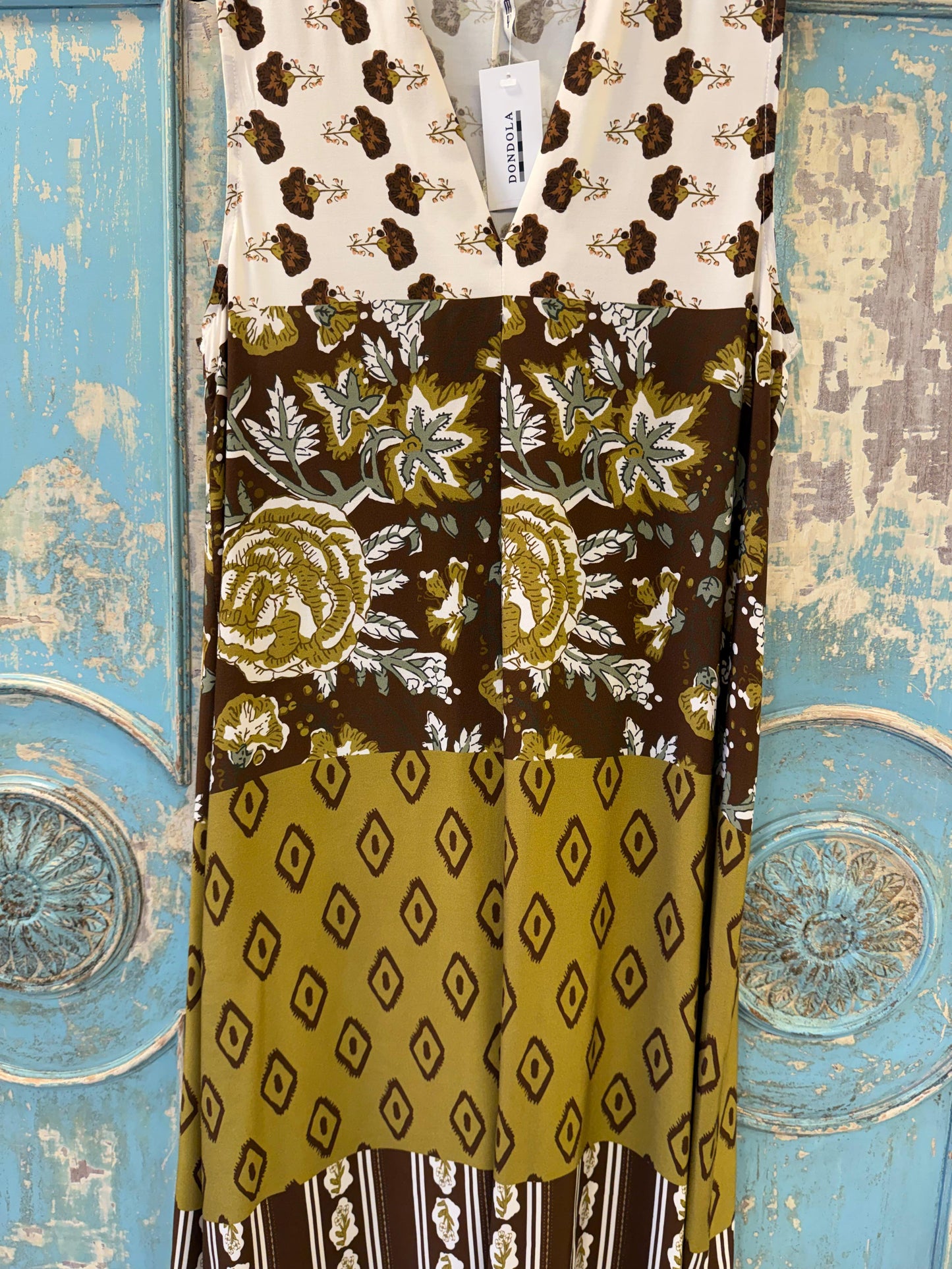 Vestido bohemio patchwork