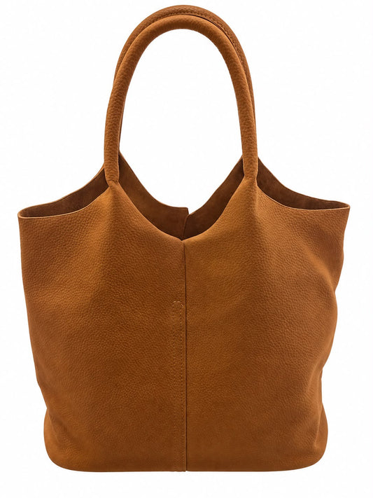 Bolso shopper costura central