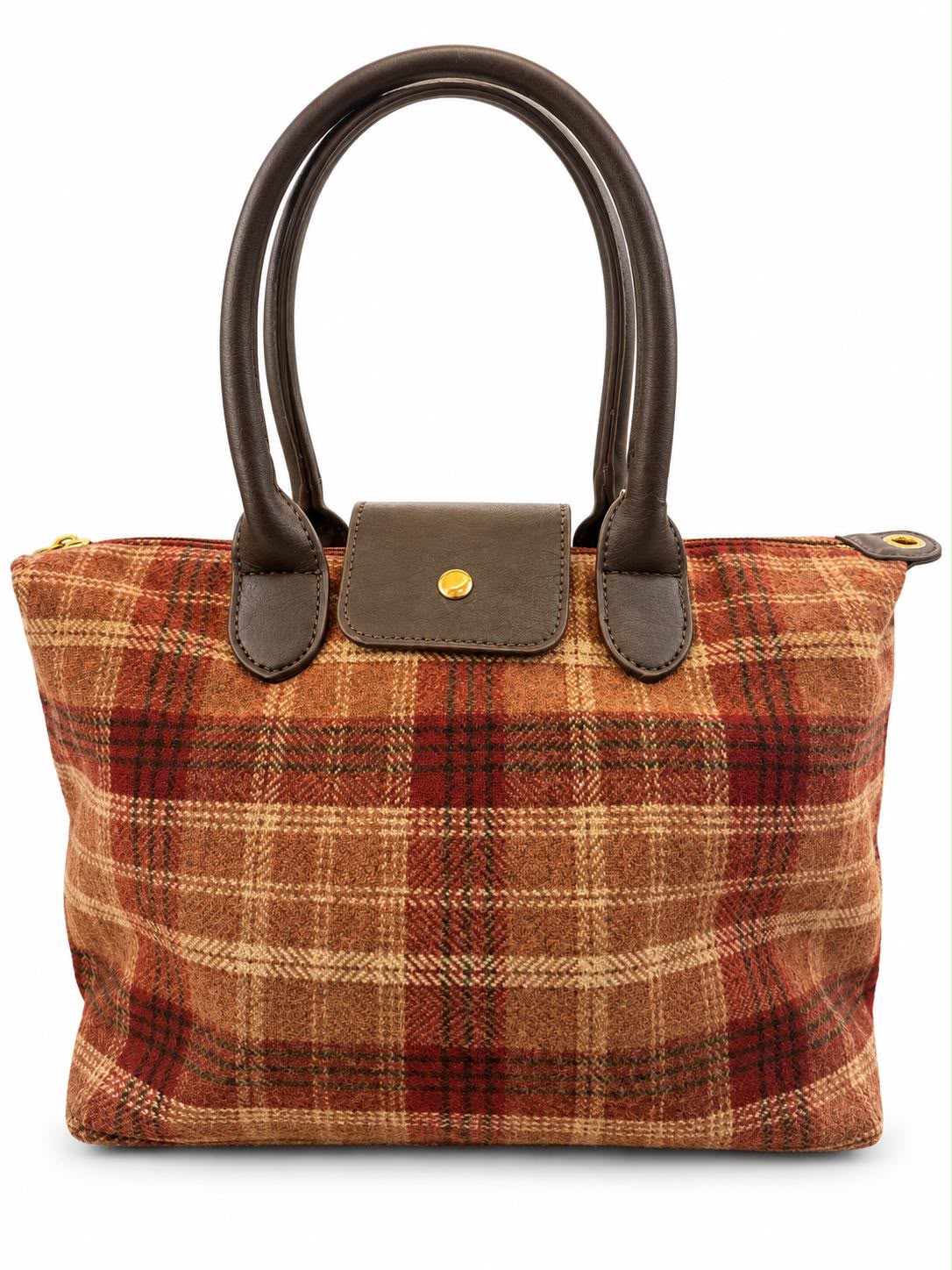 Bolso cuadros LNGCHMP