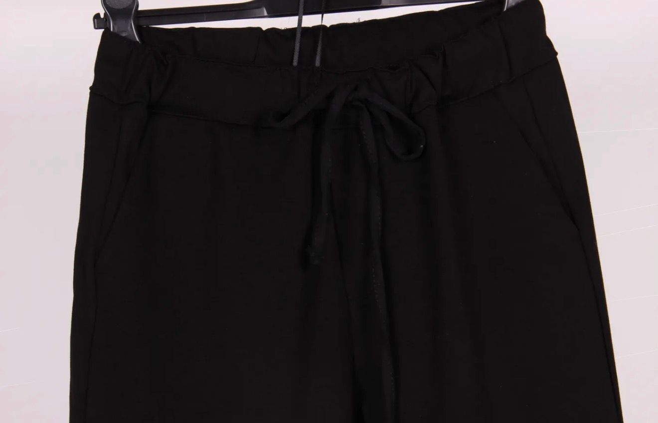 Pantalón de Vestir Elástico Mujer Talla L - Negro, Gris y Marrón