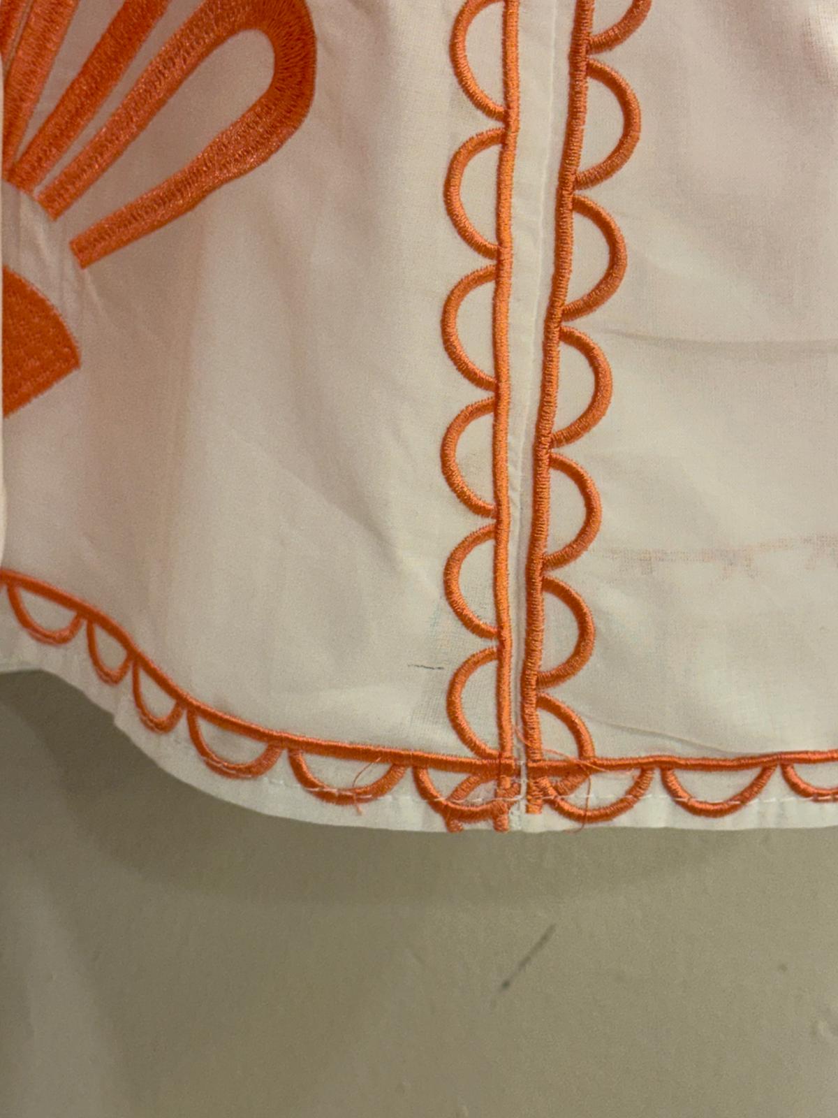 Vestido Midi Bordado Artesanal