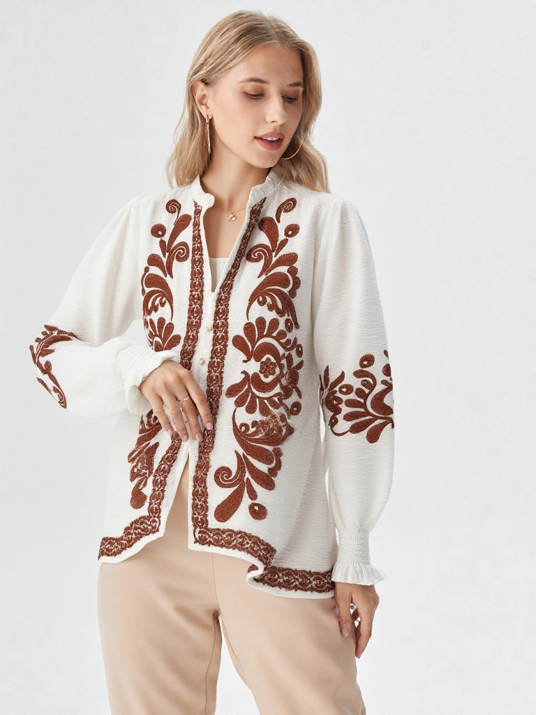 Blusa Bordada Bianca