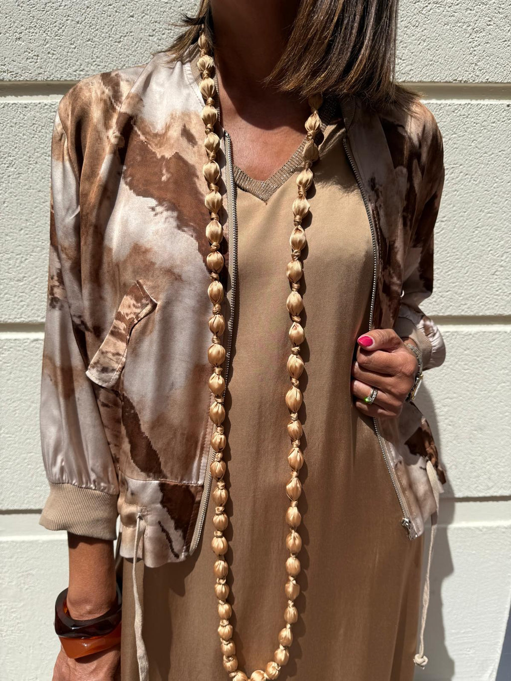 Bomber satinada tie-dye DONDOLA