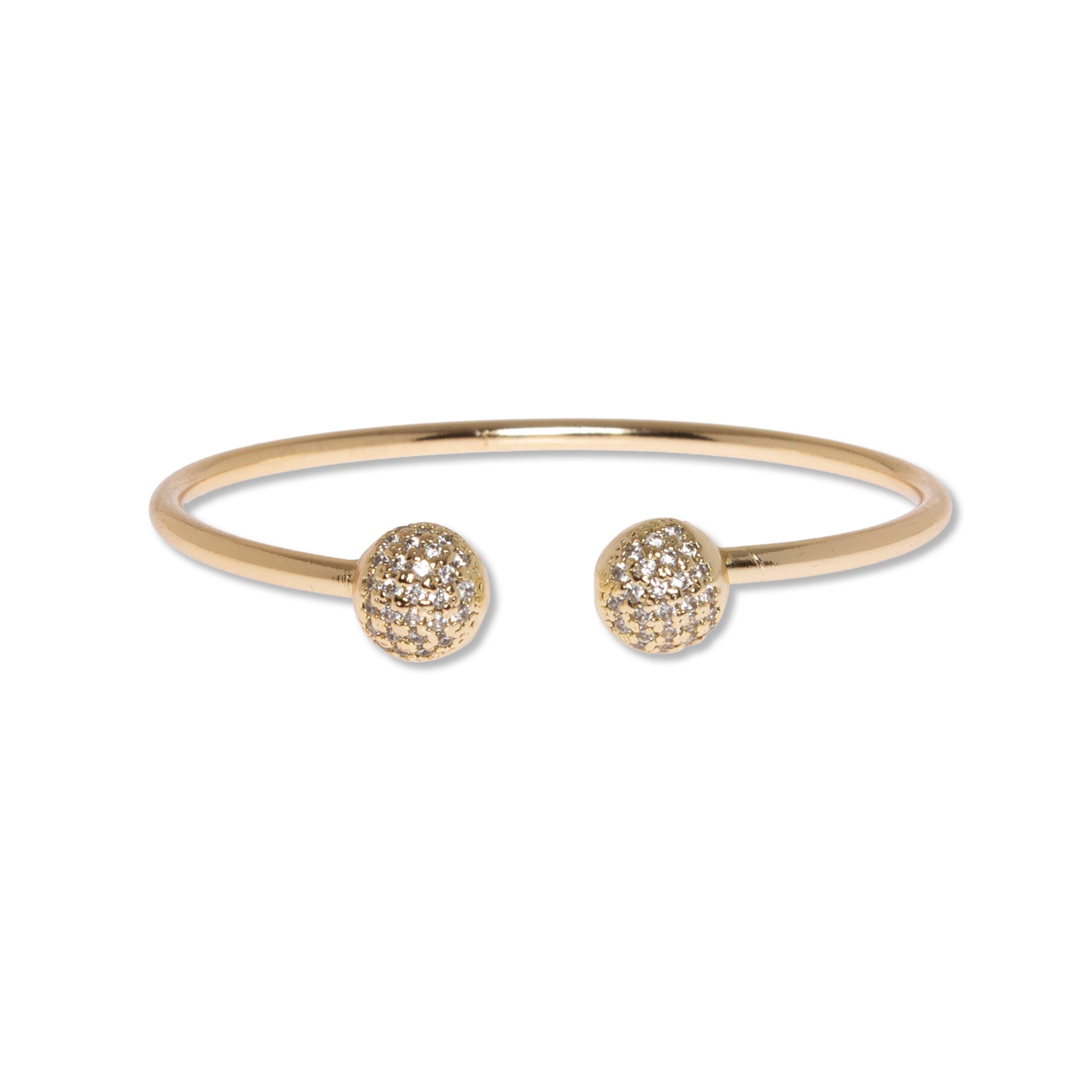 Pulsera tipo esclava esferas brillos ALIBEY