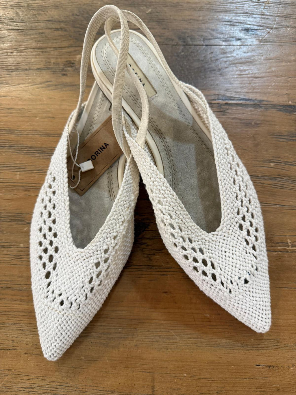 Babucha efecto crochet punta destalonada CORINA