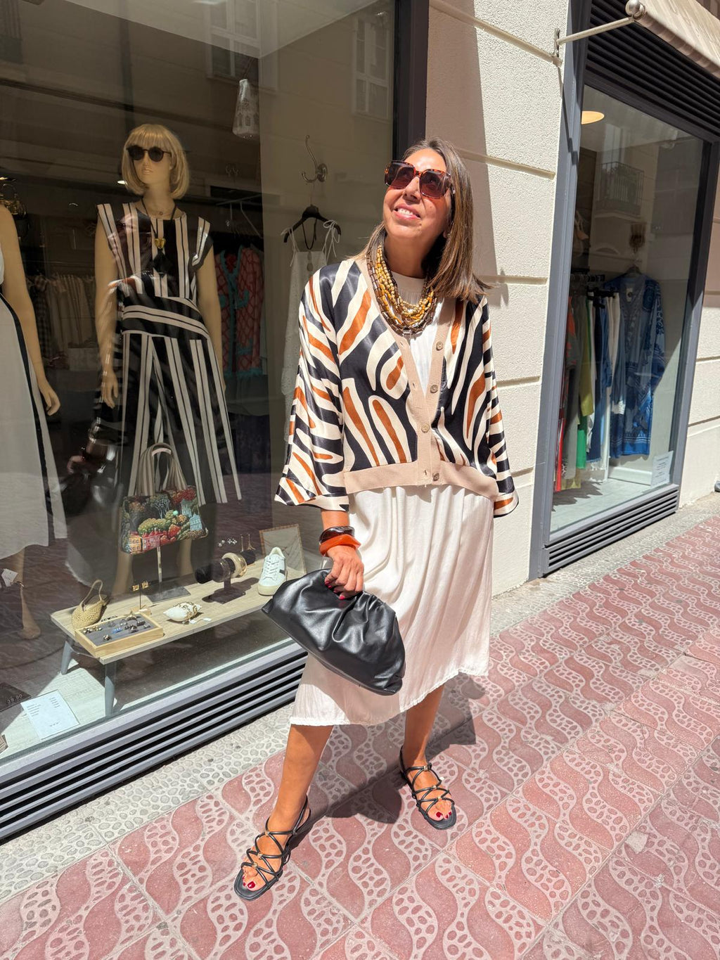 Bomber satinada cebra DONDOLA