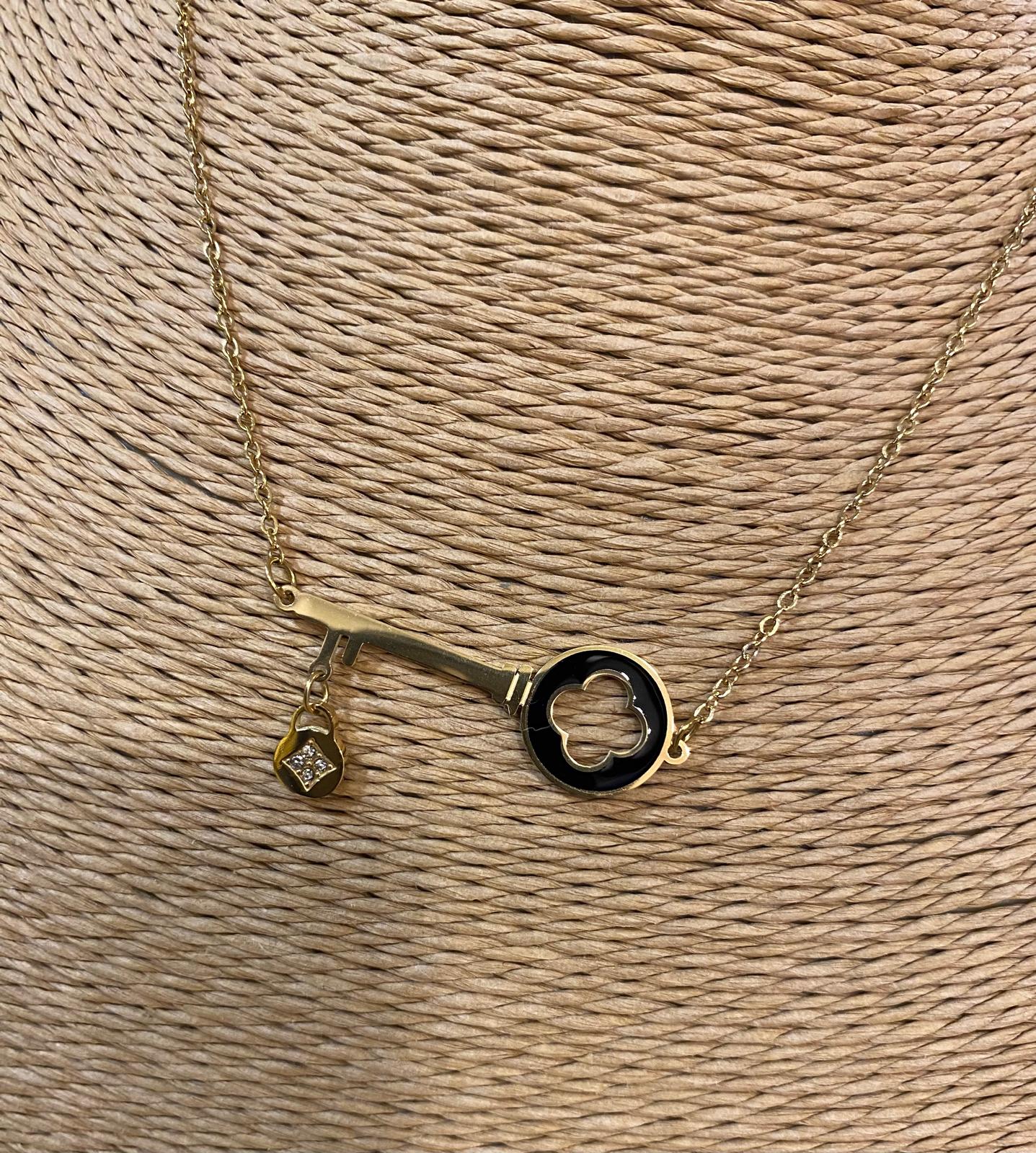 Collar llave y candado acero DONDOLA