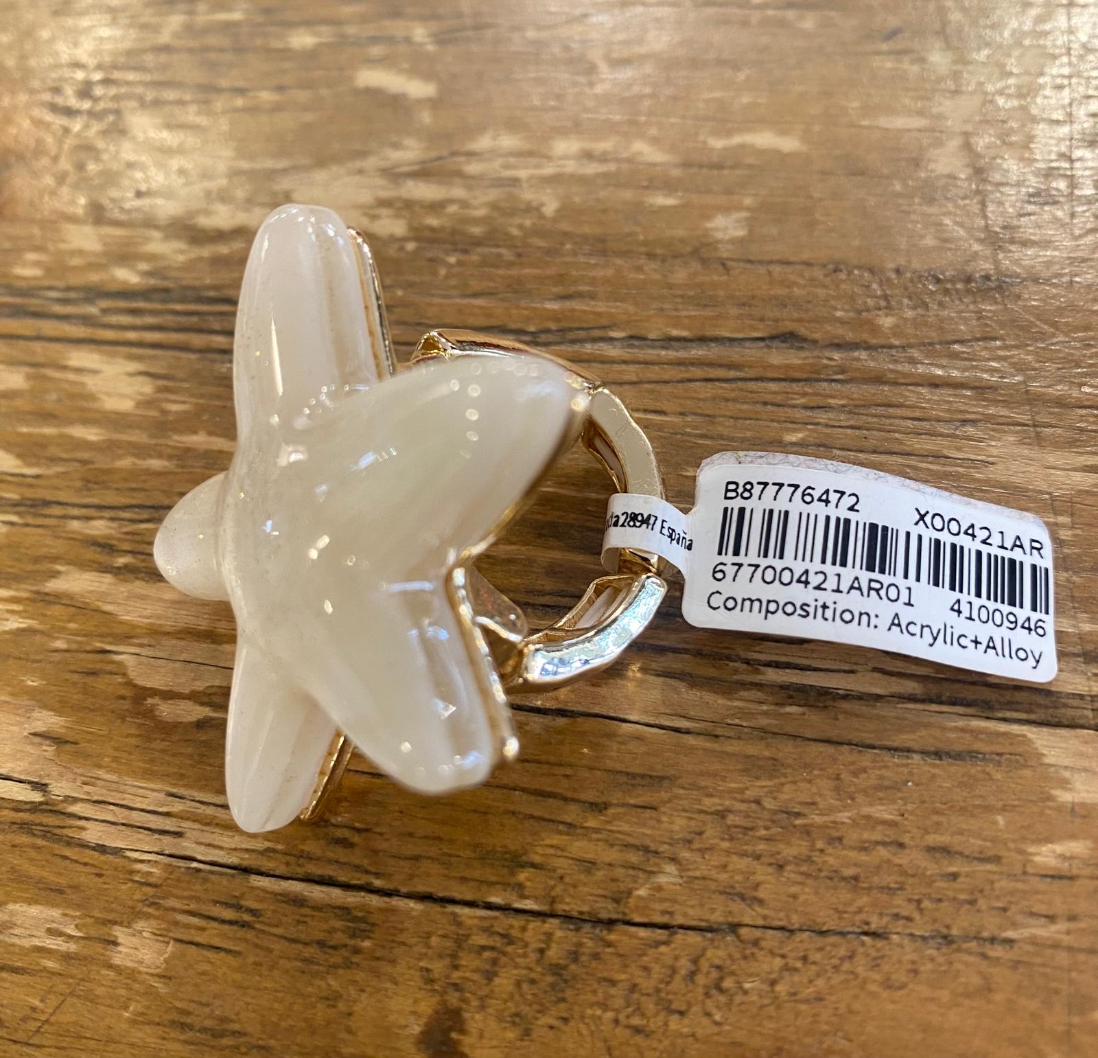 Anillo estrella esmaltado adaptable DONDOLA