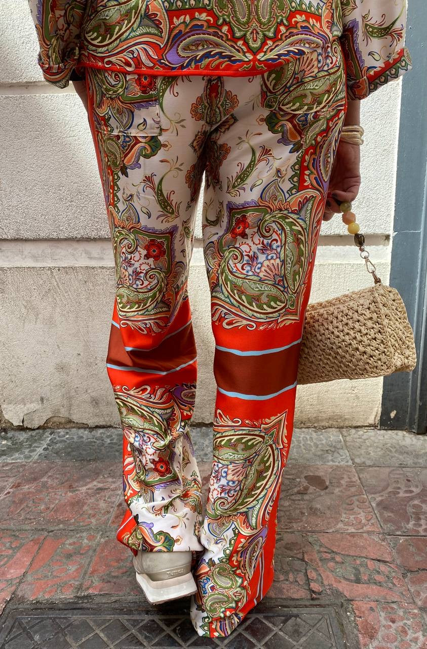 Pantalón estampado coral (conjunto pijamero) DONDOLA