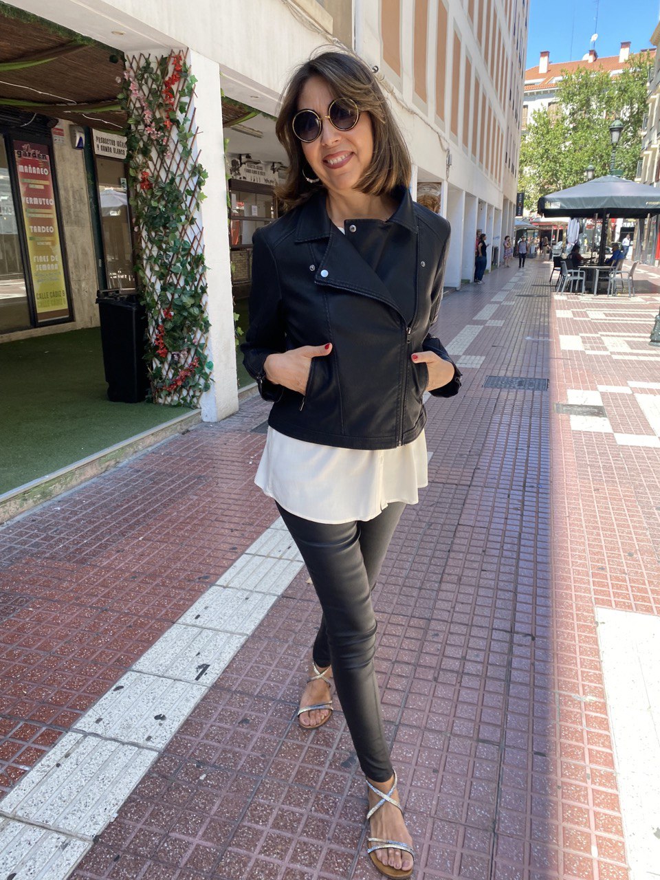 Pantalón negro encerado “Soyaconcept”