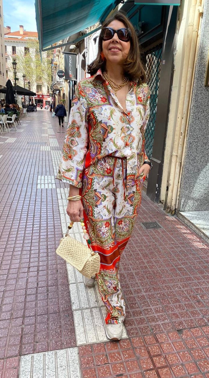 Camisa estampada coral (conjunto pijamero) DONDOLA