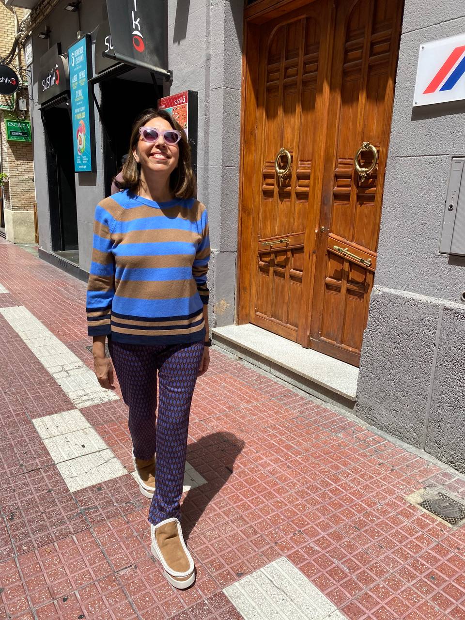 Botín piel serraje color cuero “Yumas”