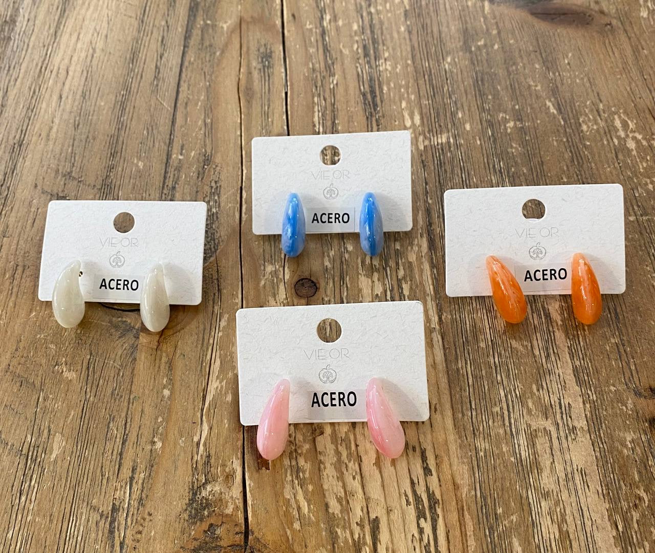 Pendientes gota efecto nacarado DONDOLA