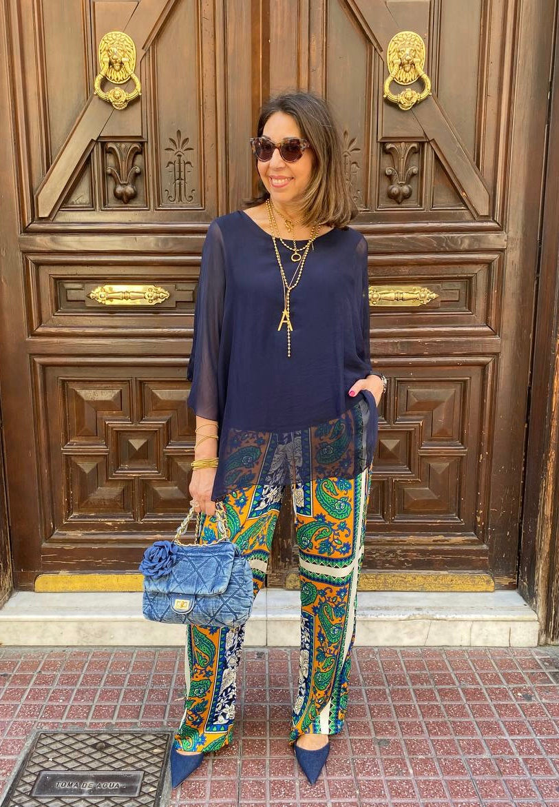 Blusa de seda fluida DONDOLA