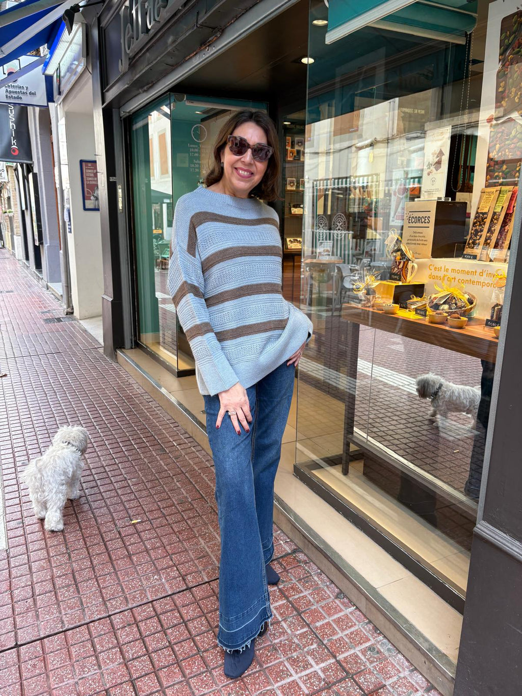 Jersey rayas ancho corte recto DONDOLA