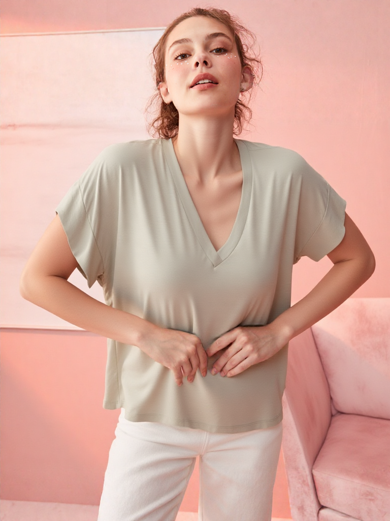 Camiseta Dondola Cuello Pico