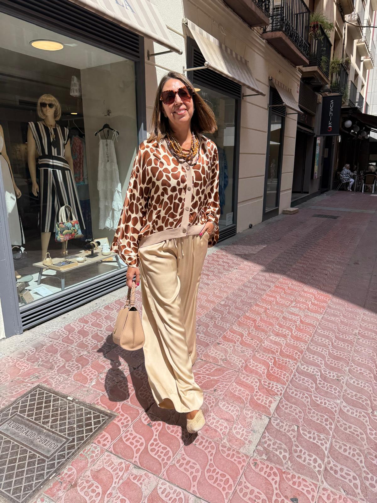 Bomber satinada giraffe  DONDOLA