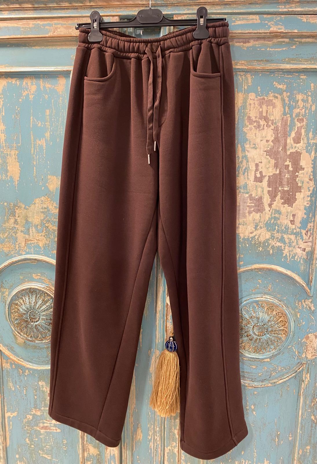 Pantalón punto bolsillos (conjunto sudadera faldón) DONDOLA