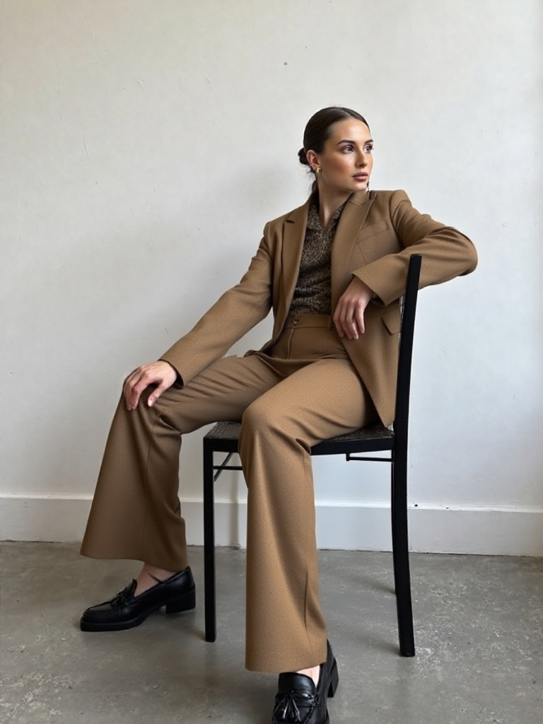 Pantalón Traje acabado flare
