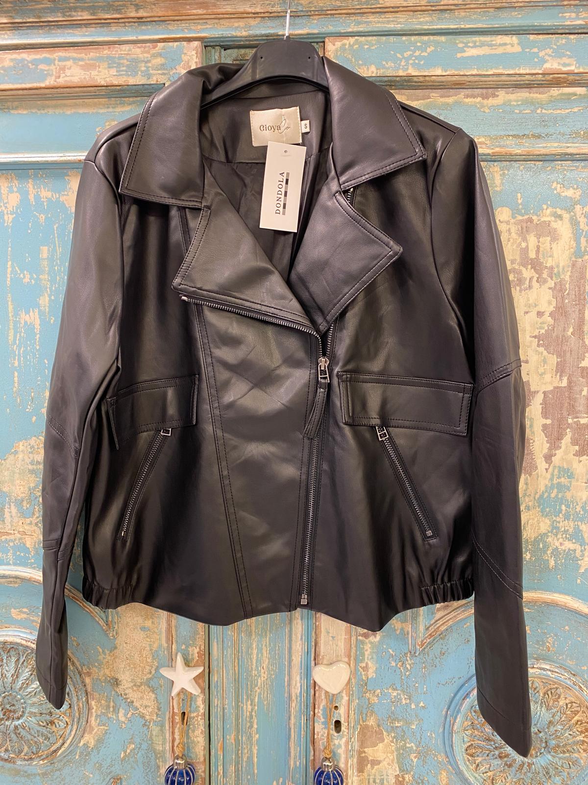 Biker polipiel negra DONDOLA