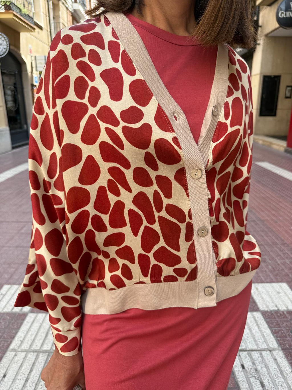 Bomber satinada giraffe  DONDOLA