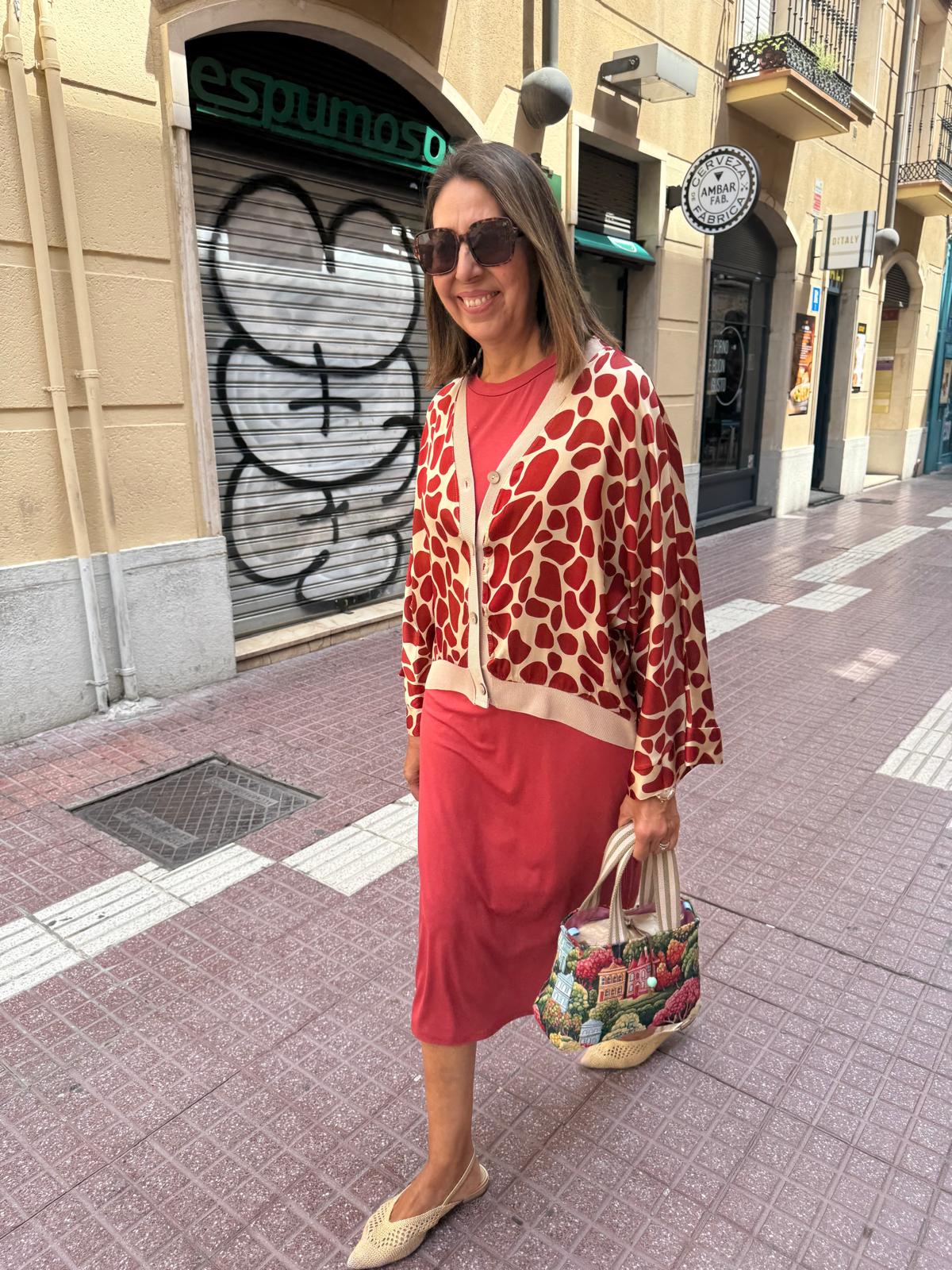 Bomber satinada giraffe  DONDOLA