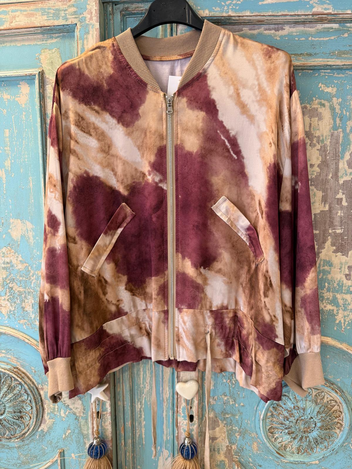 Bomber satinada tie-dye DONDOLA
