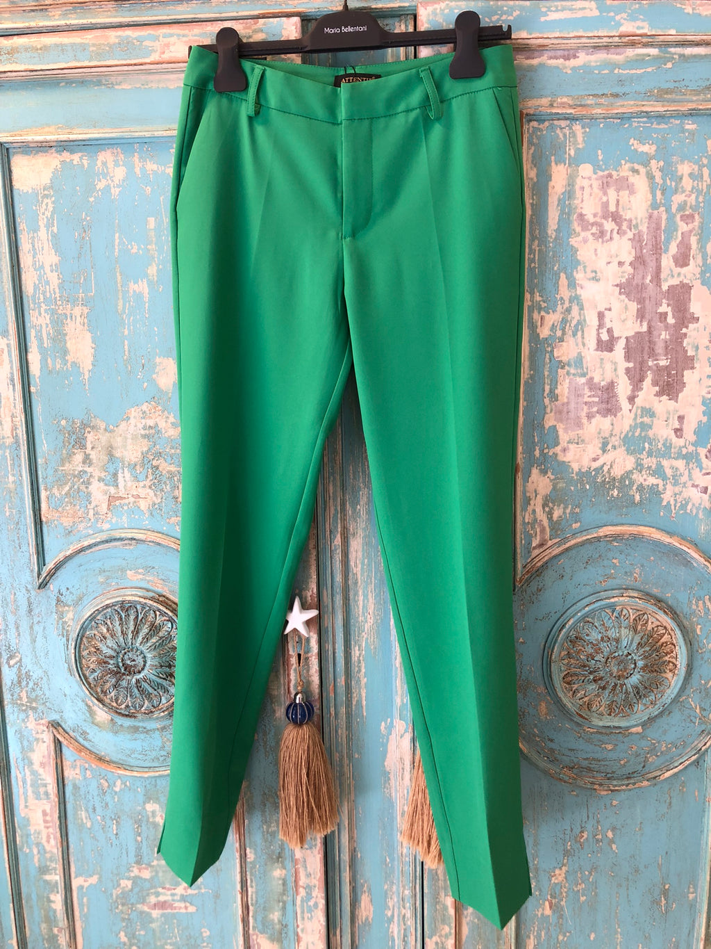 Pantalón tobillero tiro medio con bolsillos DONDOLA