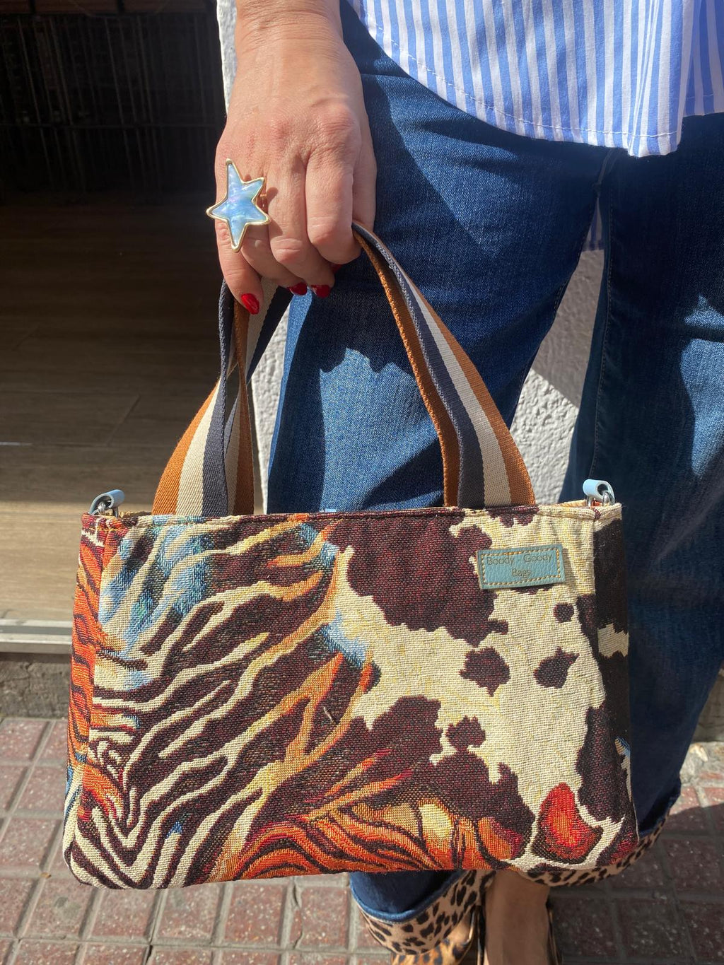 Anillo estrella esmaltado adaptable DONDOLA