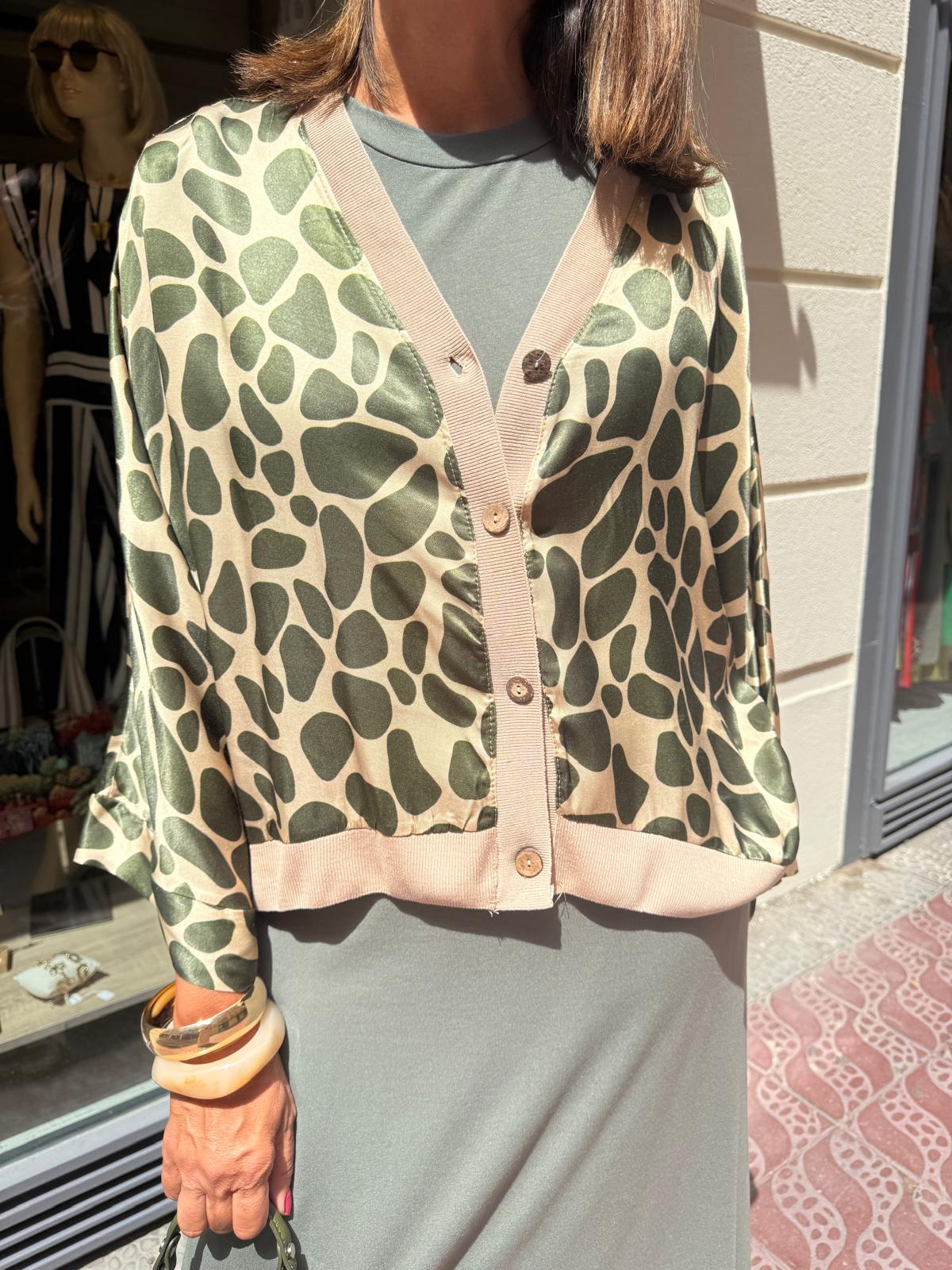 Bomber satinada giraffe  DONDOLA