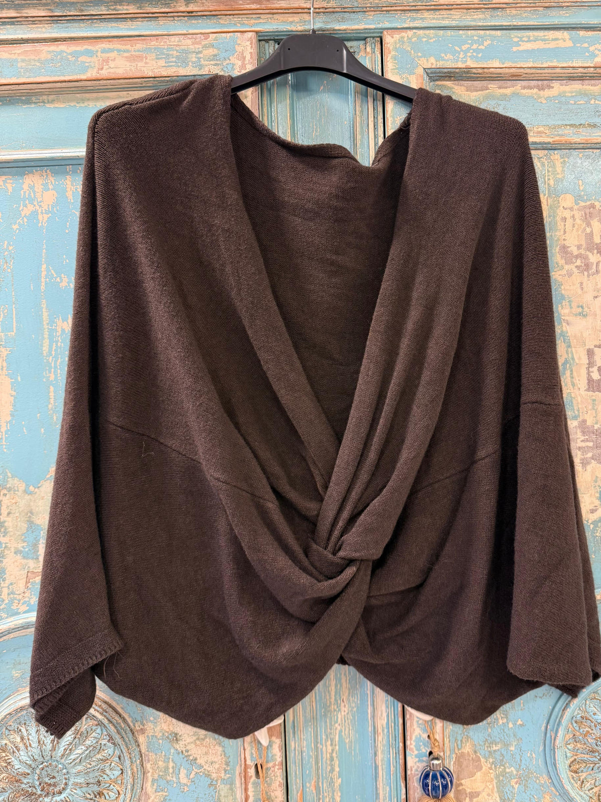 Poncho de punto