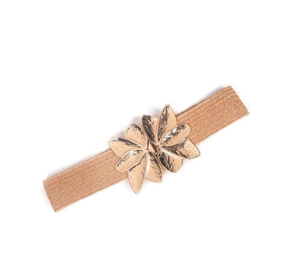 Cinturón flor dorada DONDOLA