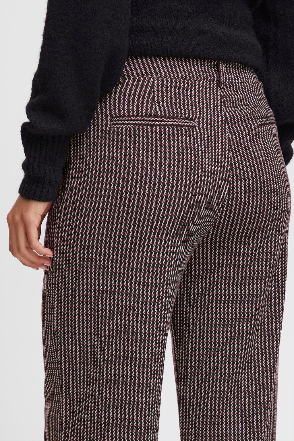 Pantalón punto print trenzado “IHKATE” ICHI