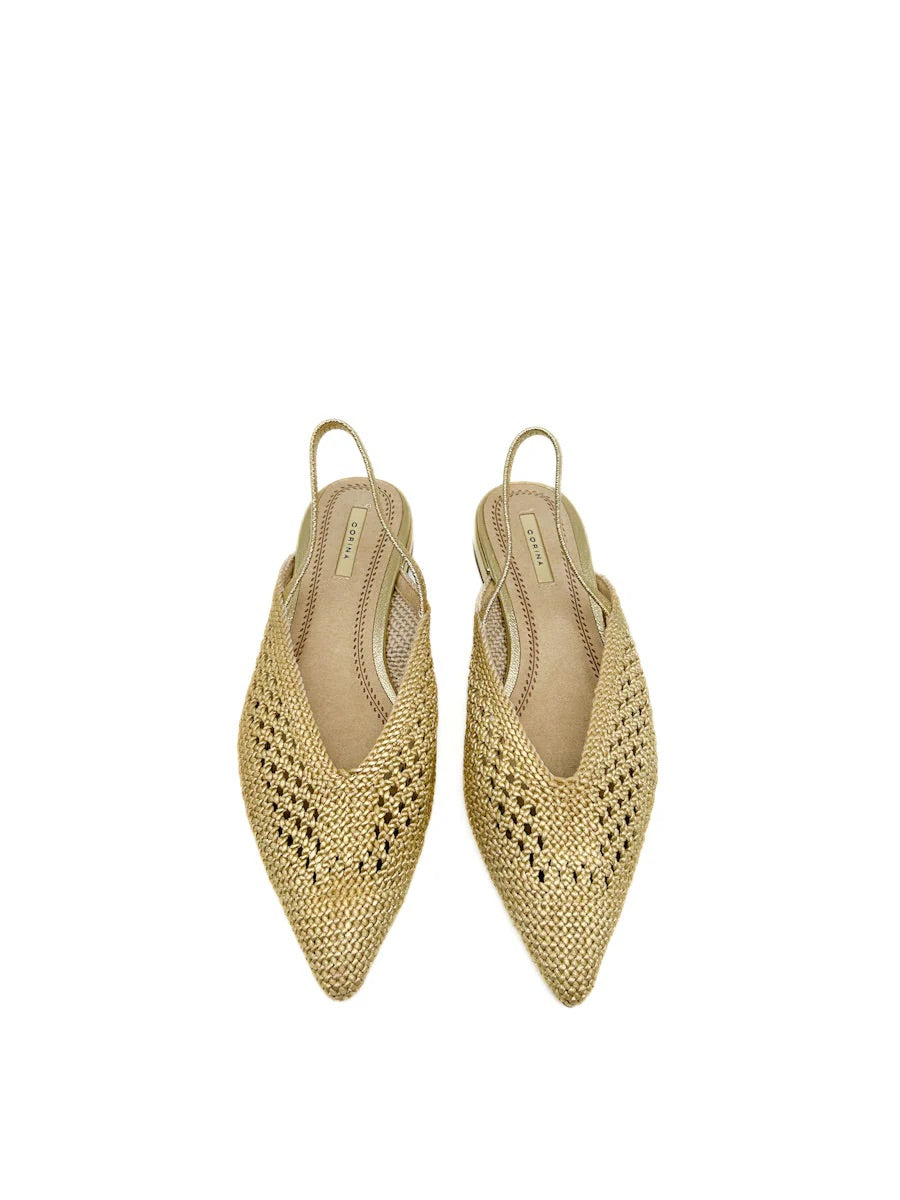 Babucha efecto crochet punta destalonada CORINA