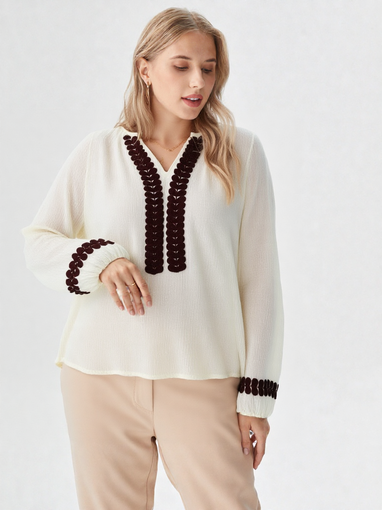 Blusa Bordada Laurel