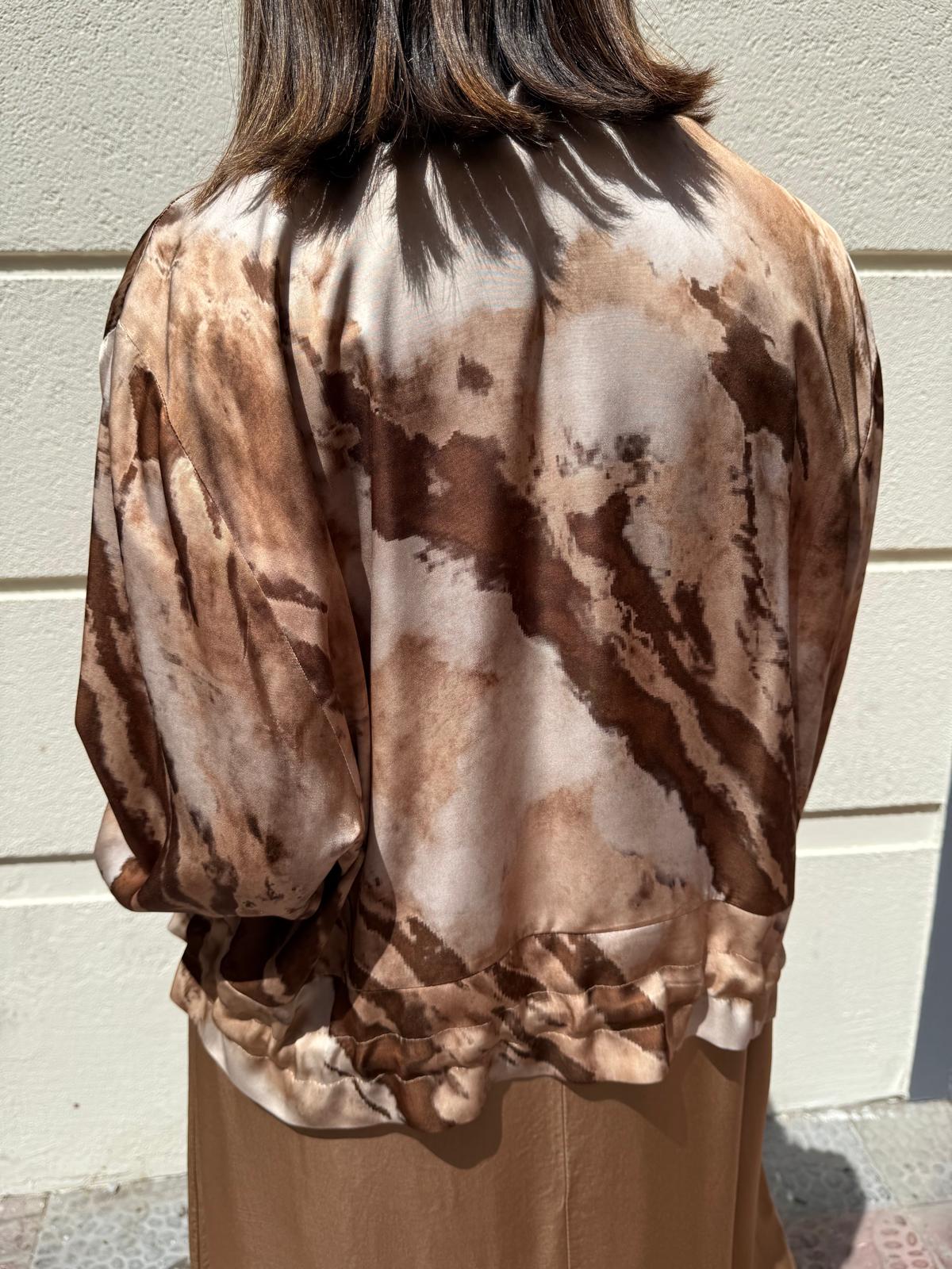 Bomber satinada tie-dye DONDOLA