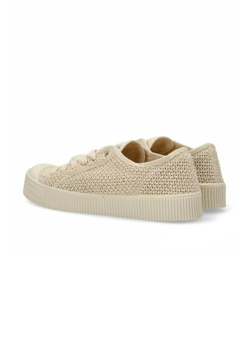 Deportivas beige tela de rejilla puntera engomada DONDOLA