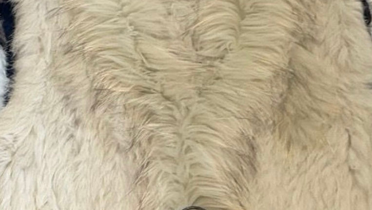 Chaleco pelo natural conejo y zorro DONDOLA