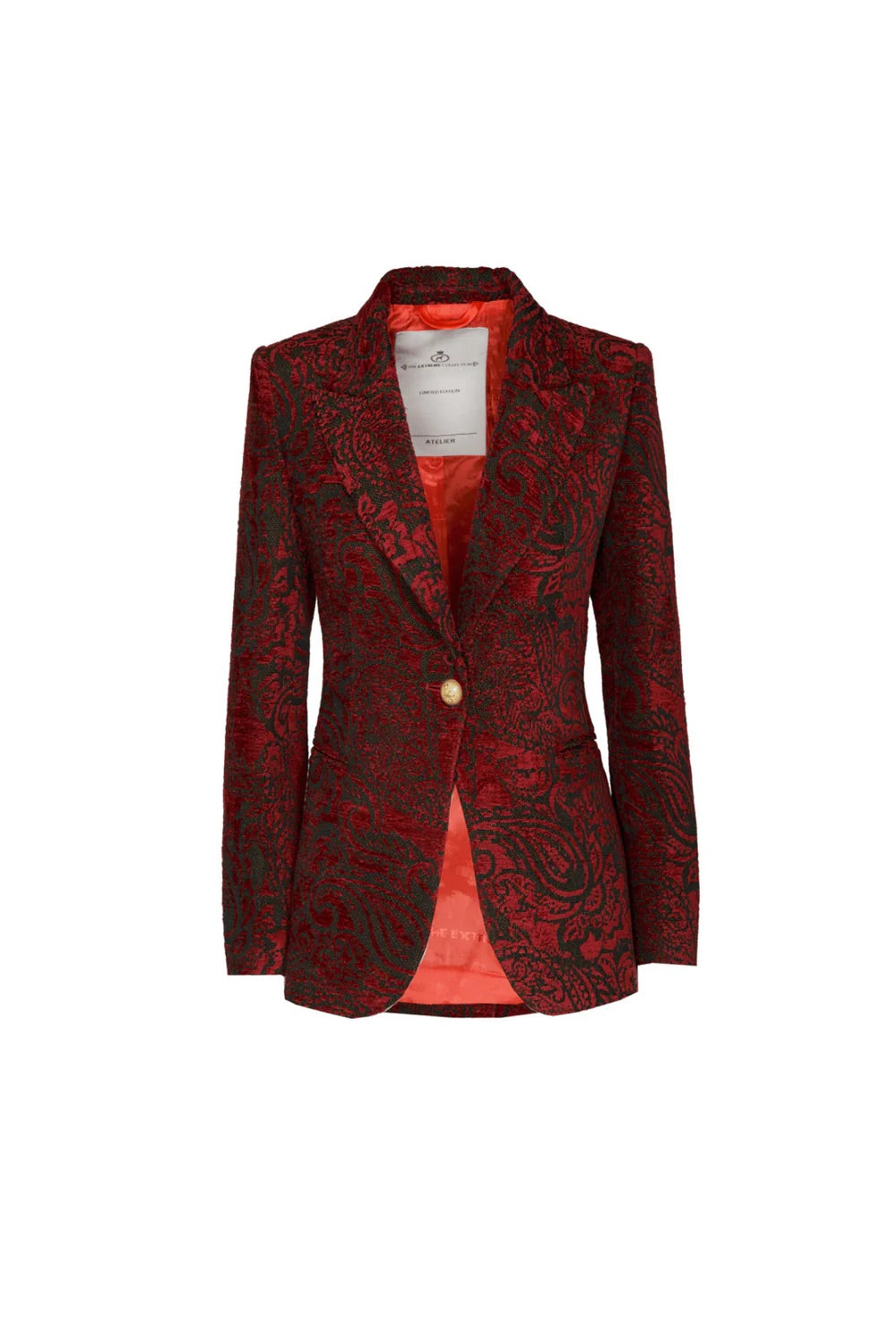 Blazer Jacquard MERLOT SCOTLAND FLOWER “THE EXTREME COLLECTION”