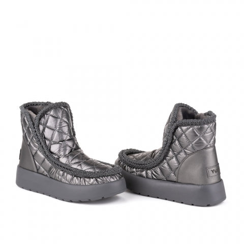 Botín acolchado color plomo “Yumas”