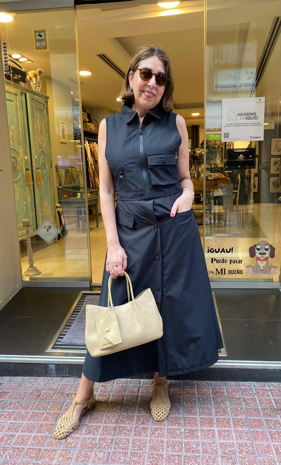 Vestido tejido técnico desmontable DONDOLA