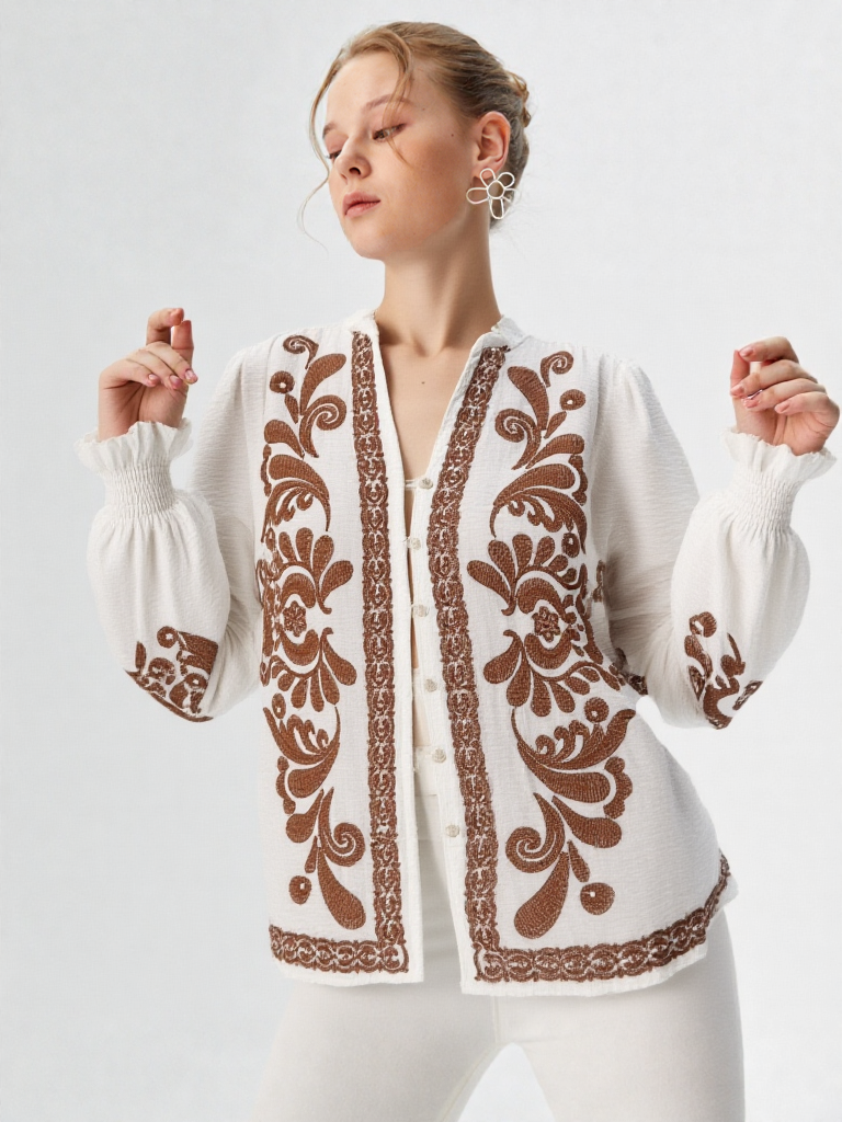 Blusa Bordada Bianca
