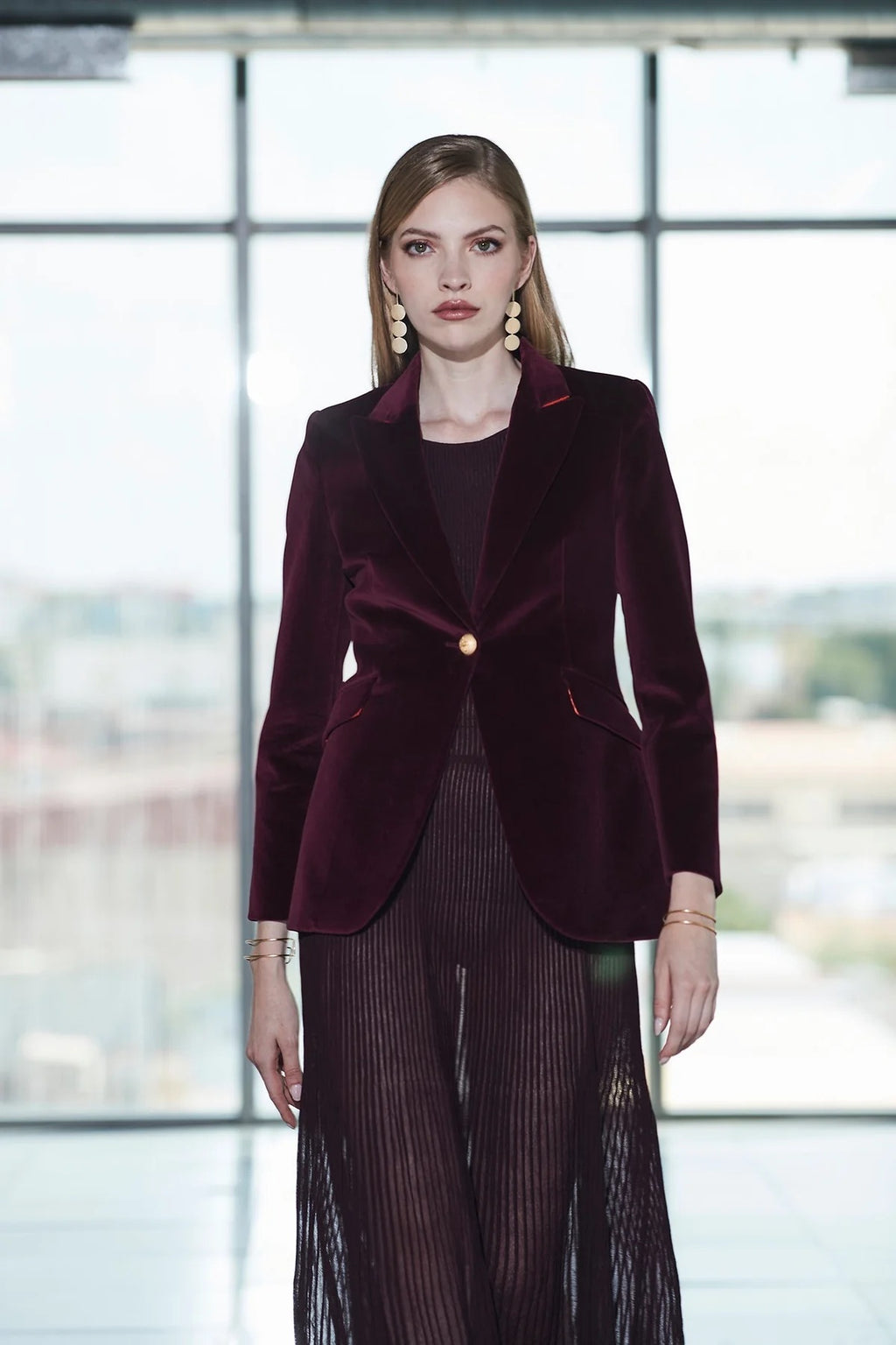 Blazer MERLOT PARIS VELVET “THE EXTREME COLLECTION”