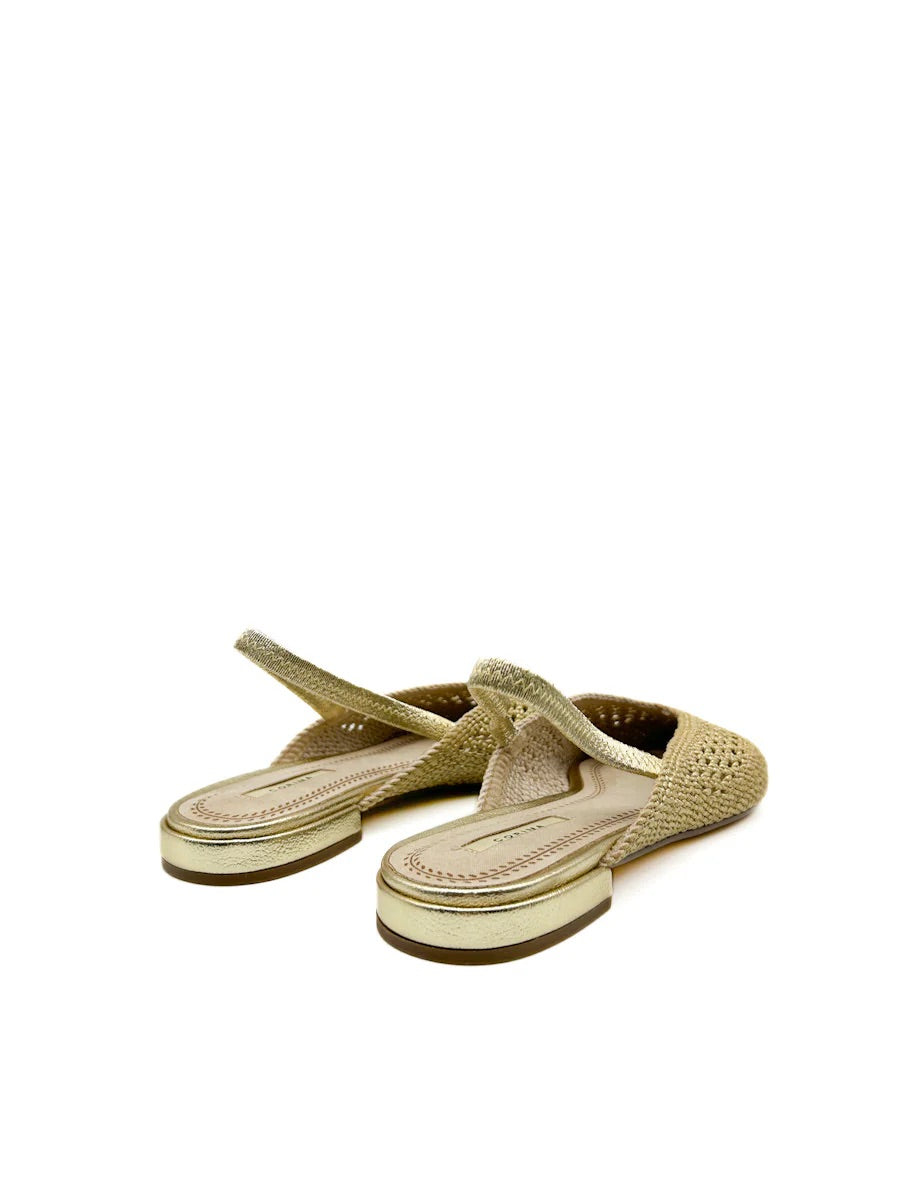 Babucha efecto crochet punta destalonada CORINA